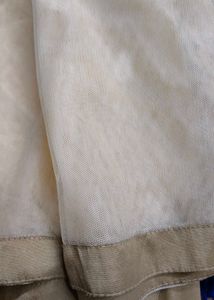 Blue &amp; Gold Embroidered Fabric
