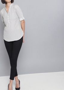Striped Button-Down Shirt
