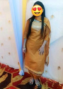 Suit Salwar With Heavy Dupatta