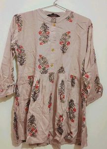 Tan Color Cotton Top For Girl Or Woman 30 Bust