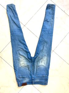 Blue Colour Skinny Jeans