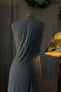 Elegant Grey Maxi Dress