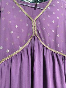 Fiorra Purple Ethnic Kurta Set