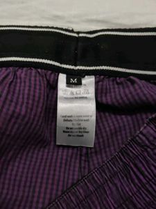 Men&#39;s Purple Striped Shorts