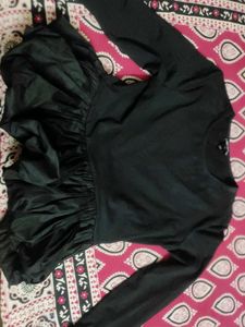 Elegant Black Long Sleeve top