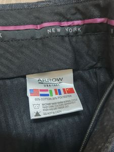 Arrow New York Men&#39;s Dark Blue Trousers