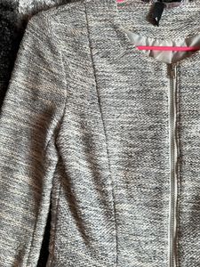 H&amp;M Tweed Peplum Jacket
