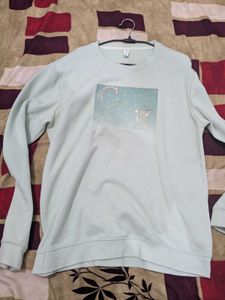 Stylish Light Green Sweatshirt