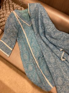 Lacknawi Kurta and Dupatta Set