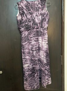 Animal Print Georgette Dress