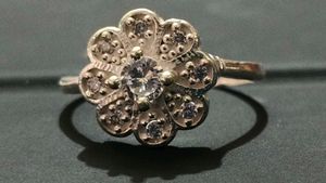 A beautiful silver ring