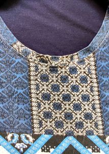 Max Blue Shrug attached Top