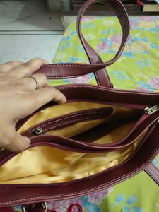 Burgundy Tote Bag