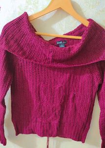 Maroon Color Pullover