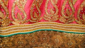 Lehanga Pink Green Combination Set