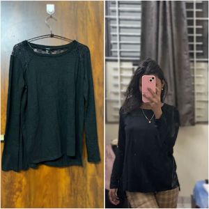 Y2k Black Net Forever 21 Top 🖤🎀