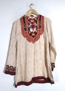 Biba Printed Short Kurti