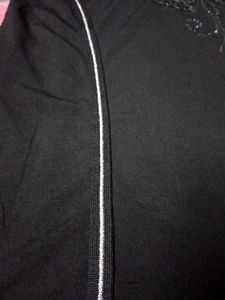 Sassy Black Butterfly Hooded Top