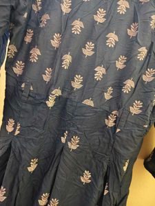 Elegant Blue Printed Kurta