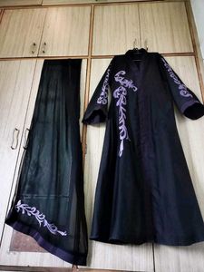 Elegant Black Abaya Set