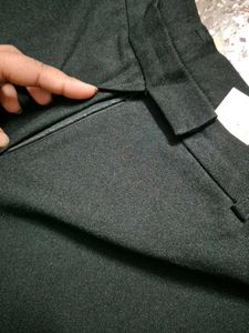 Wide Leg Black Trousers