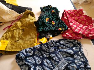 Mixed Fabric Dress Material