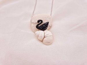 Grace in Black Necklace 🦋🤍🖤🦢
