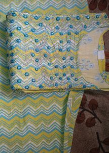 Yellow & Blue Kurta Set
