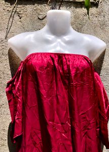 CUTE MAROON DRESS