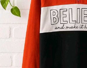 colour block shirt