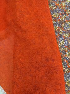 Orange Colour Georgette Saree