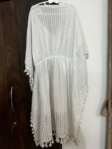 White kimono/ kaftan beach dress