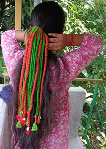 Handmade Unique Tribal boho/Hair strings