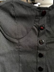 New Me Corset Buttoned Down Top
