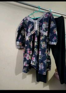Alia Cut Kurta With Straight Pant