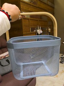 Metal Mesh Storage Basket