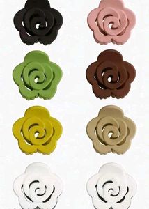 Rose Hair Claw Clips 3pcs