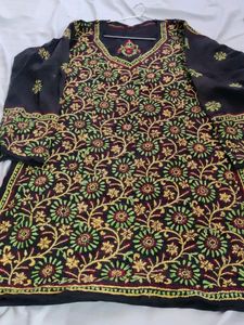 Short Kurta with Beautiful Thread Work