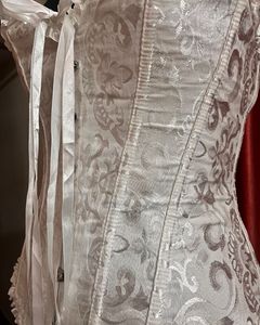 White Lace Up Corset