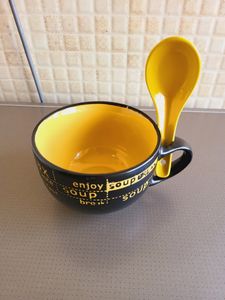 Soup Bowl With Spoon