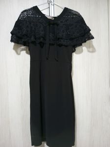Black Slim Sexy Gown