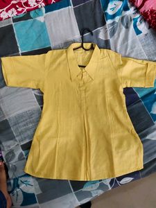 Yellow Kurta Also Wear Boys For Navratri