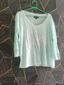 Aqua Color Top