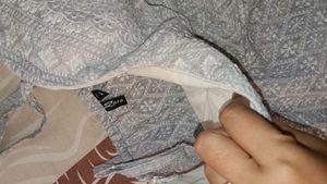 Patterned Smocked Top
