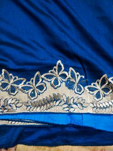 Elegant Blue Saree