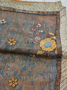 Elegant Floral Saree