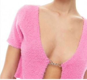 H&amp;M Pink Pluffy Cardigan