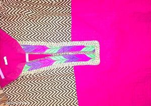 🎉OFFER ‼️Pink check Straight kurti ‼️