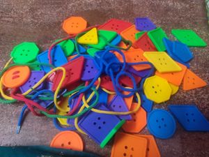 Shapes & Buttons Lacing Toy