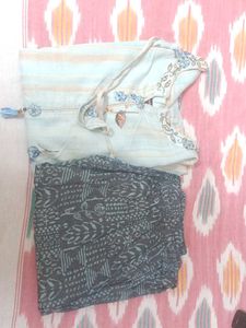 Lining Kurta Set